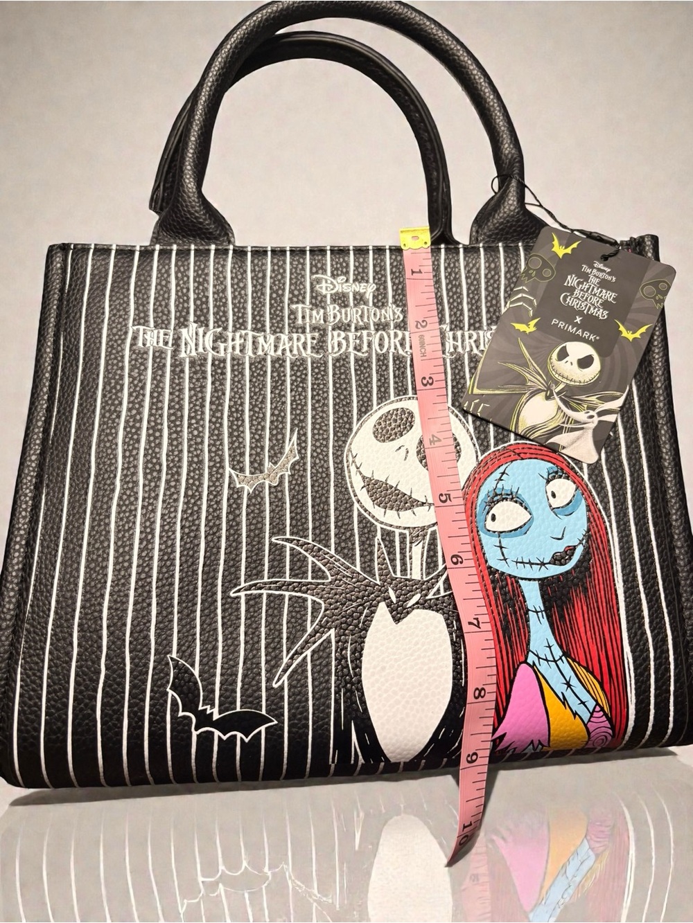 The Nightmare Before Christmas Sally & Jack Black Tote Bag by Primark NWT - Picture 5 of 10
